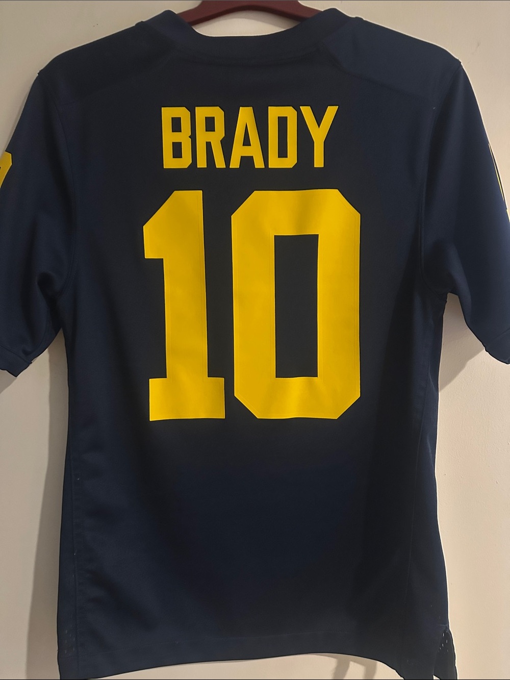 Tom Brady Michigan Wolverines Air Jordan Jersey View 3